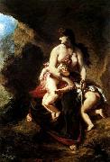 Delacroix Auguste Medea about to Kill her Children oil painting picture wholesale